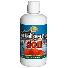 Dynamic Health Organic Certified Goji Juice Blend, 33.8-Ounce Bottle