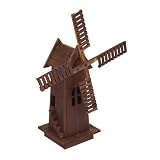 wooden windmills garden-Astonica 50308243 Wooden Classical Old Dutch Windmill Garden Art Free Shipping