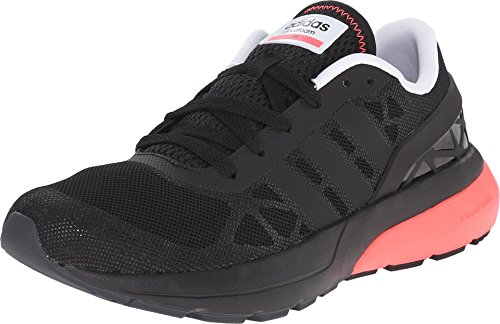 adidas NEO Women's Cloudfoam Flow W Casual Sneaker,Black/Black/Flared,9.5 M US