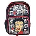 Betty Boop with Hearts and Kisses Large Backpack