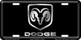 Chroma Graphics Dodge Brushed Chrome License Plate