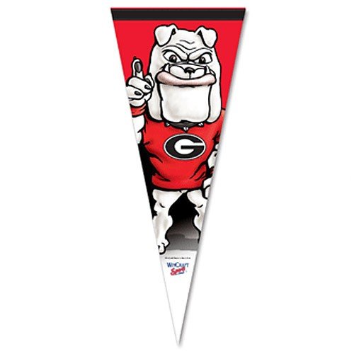 NCAA Georgia Bulldogs Red Felt Pennant