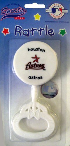 Houston Astros Baseball Baby Rattle