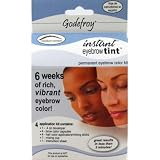 Godefroy Instant Eyebrow Tint Permanent Eyebrow Color Kit Eyebrow Makeup ~ Godefroy
