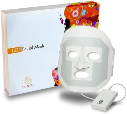 Skinvel Red LED Light Therapy Photorejuvenation Facial Mask