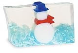Primal Elements - Snowy Handmade Vegetable Glycerin Bar Soap (Geranium and Christmas Lily Scent) - 6.8 oz.
