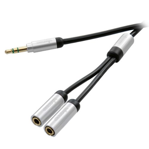 Vivanco IPW SPL 10W Hochwertiges MP3 Audiokabel 3,5mm Klinkenstecker - 2x 3,5mm Klinkenkup Preisvergleich