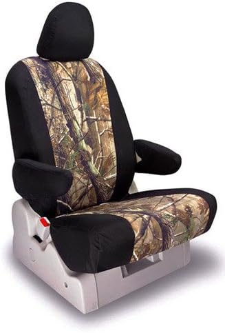 Shear Comfort Custom Nissan X Trail Seat Covers - REAR SEAT SET: 60/40 Split Bench w/ Arm and 3 Adjustable Headrests (2005-2007) - Realtree Camo AP Sport
