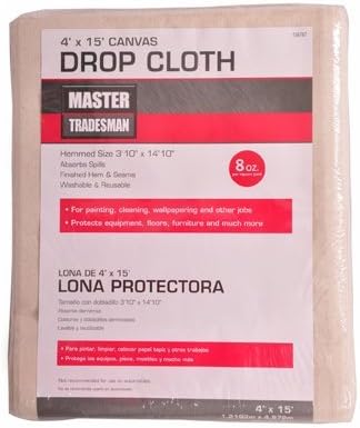 Shijiazhuang Changlun Int 58908 MT 4x15 Canv Dropcloth - Quantity 12