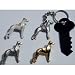 Jewelry : Whippet Hand Painted Pin