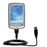 Classic Straight USB Cable for the HP iPAQ hx2410 with Power Hot Sync and Charge capabilities - Gomadic Brand w/ TipExchange Technology