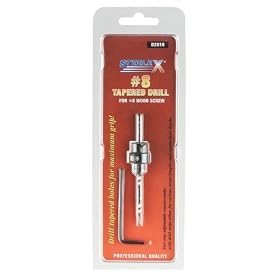 Steelex D2818 No.8 Tapered Drill Bit with Stop