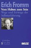 Vom Haben zum Sein - Wege und Irrwege der Selbsterfahrung - Erich Fromm