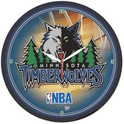 Minnesota Timberwolves Wall Clock - Basketball Sports Merchandise