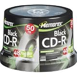 Memorex 3202-4751 80 Minute Black CD-Rs