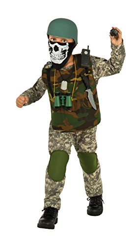 Deluxe Child Camo Trooper Costume, Small
