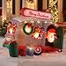 Animated Airblown Inflatable Santa in RV