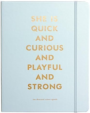 2016 Kate Spade New York 17 Month Large Agenda - Quick and Curious by Lifeguard Press