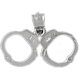CleverSilver's Sterling Silver Pendant Law Enforcement Inspired
