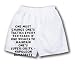 White Boxer Short with One must change one s tactics every ten years if one wishes to...