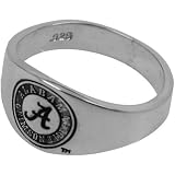 Detroit Red Wings NHL Sterling Silver Logo Gents Enamel Band Ring Size 11