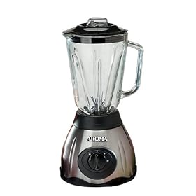 Aroma Blender with Glass Jar- Stainless Steel(ABD530G) by Aroma