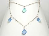 Ocean Blues Chalcedony Necklace