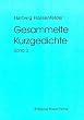 Gesammelte Kurzgedichte, Band 2. Hardcover-Ausgabe