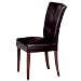 Kitchen & Housewares : Brown Vinyl Chair - Set of 2
