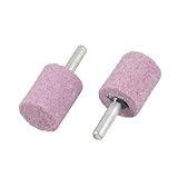 uxcell　 軸付き砥石 マウントポイント　アマランス　　セラミック　ストーン　金属　2個入り