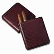 7 Cigar Lizard Grain Leather Pocket Humidor