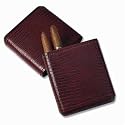 7 Cigar Lizard Grain Leather Pocket Humidor