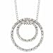 1/8 CTW Diamond Eternity Silver Cable Chain Necklace
