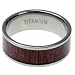 Titanium Ring with Wood