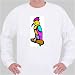 Sweatshirt with bird, hoopoe