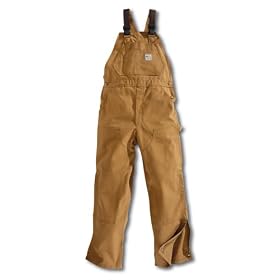 Carhartt� 32 Unlined Flame - Resistant Duck Bib Overalls Brown by Carhartt