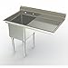 Delux One Compartment NSF Sink with 24 x 18 inch Bowl