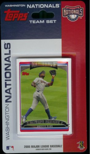 2006 Topps Washington Nationals Baseball Cards Special Edition Team Set of 14 Cards - Not Available In Packs - Includes Alfonso Soriano, Livan Hernandez, Jose Vidro, Nick Johnson, Ryan Zimmerman, Marlon Byrd, & more
