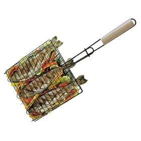 Char-Broil 2984821 Nonstick Triple Fish Basket