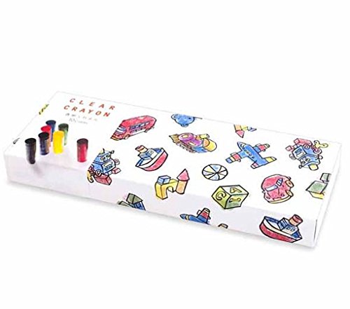 ☆透明くれよん10色☆半透明のオイルゲルクレヨン、2015年４月新発売！★コクヨのえほんシリーズ★KE-AC18