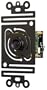Net Media NM-UTPJBOX-HB In-Wall UTP JBOX Day/Night Color Video Camera Set (Black)