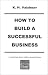 Book How to Build a Successful Business