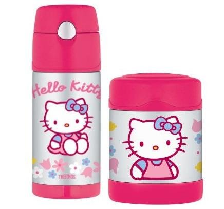 Thermos FUNtainer Hello Kitty Beverage Bottle and Food Jar
