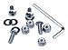 CHROME LICENSE PLATE HARDWARE ~ MOTION PRO ~