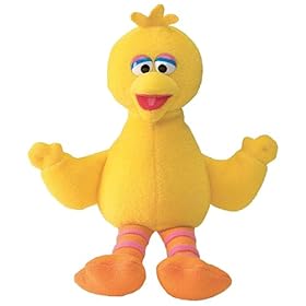  Enesco Sesame Street 7 inch Big Bird Beanbag Gund Plush