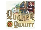 Quaker Quality Brand Cigar Box Label Giclee Poster Print, 32x24