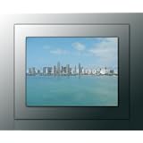 Wandbild xxl(miami_skyline60x80cm) Deko Bild auf Leinwand. Ausf�hrung sch�ner Kunstdruck auf echter Leinwand und Keilrahmen. Bild Motiv(Miami Skyline Wasser Wolken Himmel blau Amerika Stadt Panorama Wolkenkratzer wei�)Made in Germanyvon "Nix-Art Wandbilder"