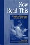 Now Read This: A Guide to Mainstream Fiction, 1978-98 (Genreflecting Advisory Series)