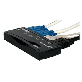Startech 2port Reliable Mini Starview KVM Switch 1 Console with cables