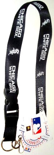 CHICAGO WHITE SOX BREAKAWAY VELCRO NYLON LANYARD